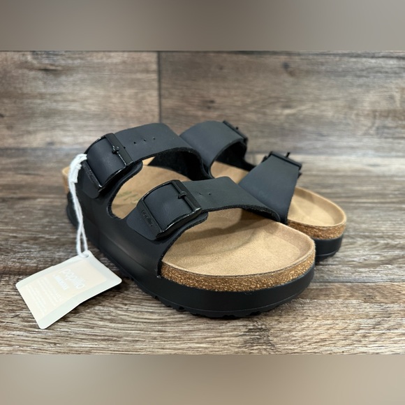 Birkenstock Arizona Papillio Black Sandals Size 40 NWT US 9 - Picture 6 of 9